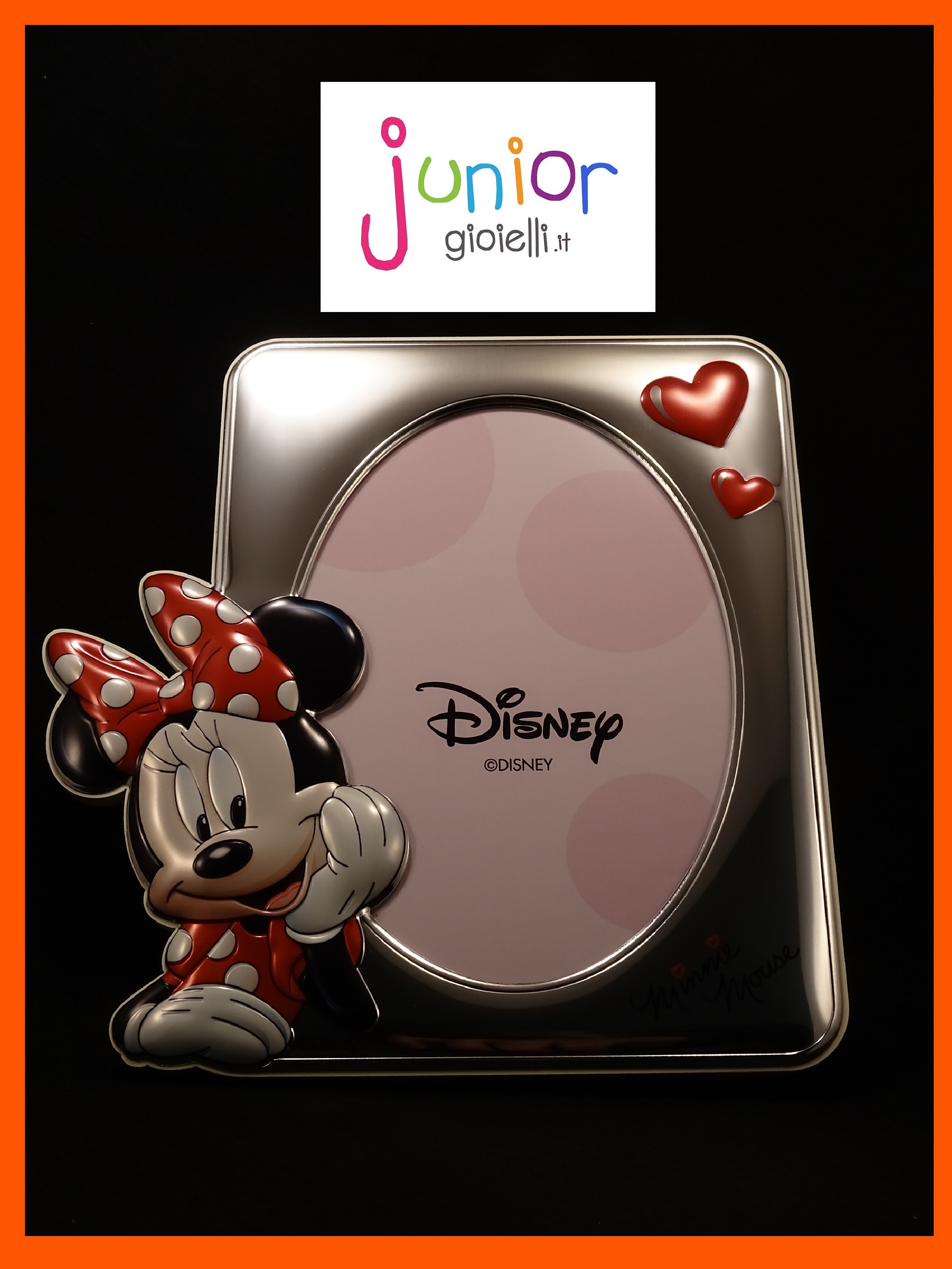 Disney Minnie cornice argento - Junior Gioielli Torino Disney Minnie cornice argento - Junior Gioielli Torino